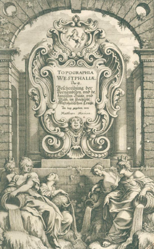 Große Abbildung Nr.1: 126-1870 Zeiller,M.: (Deutschland, Westfalen, Merian)