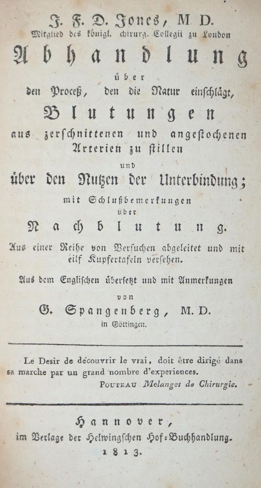 Große Abbildung Nr.1: 126-188 Jones,J.F.D.: (Aus der Sammlung Professor Dr.Dr.Johannes Büttner Teil 1)