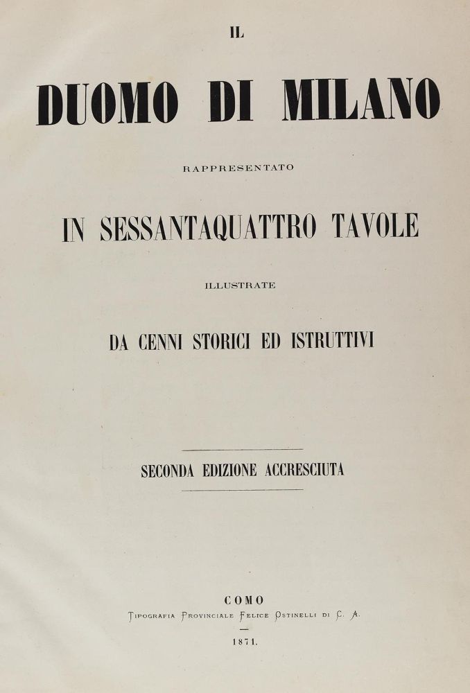 Große Abbildung Nr.2: 126-1900 (Vallardi,G.).: (Italien, Mailand)