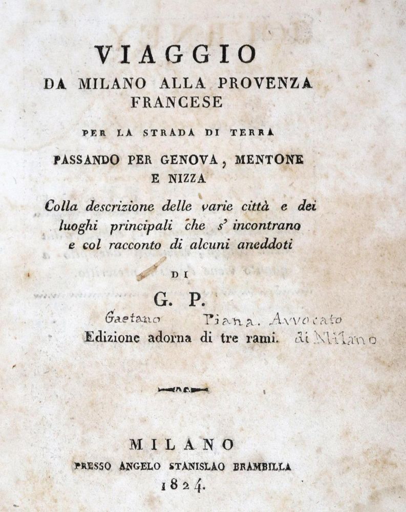 Große Abbildung Nr.1: 126-1901 P(iana),G.: (Italien)