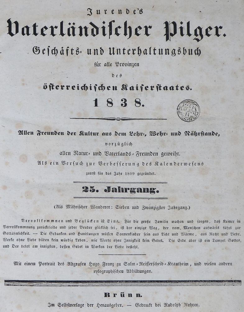 Große Abbildung Nr.1: 126-1914 Jurende,(C.J., Hrsg.).: (Österreich)