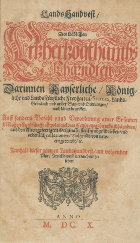 Große Abbildung Nr.1: 126-1915 (Megiser,H., Hrsg.).: (Österreich, Kärnten)