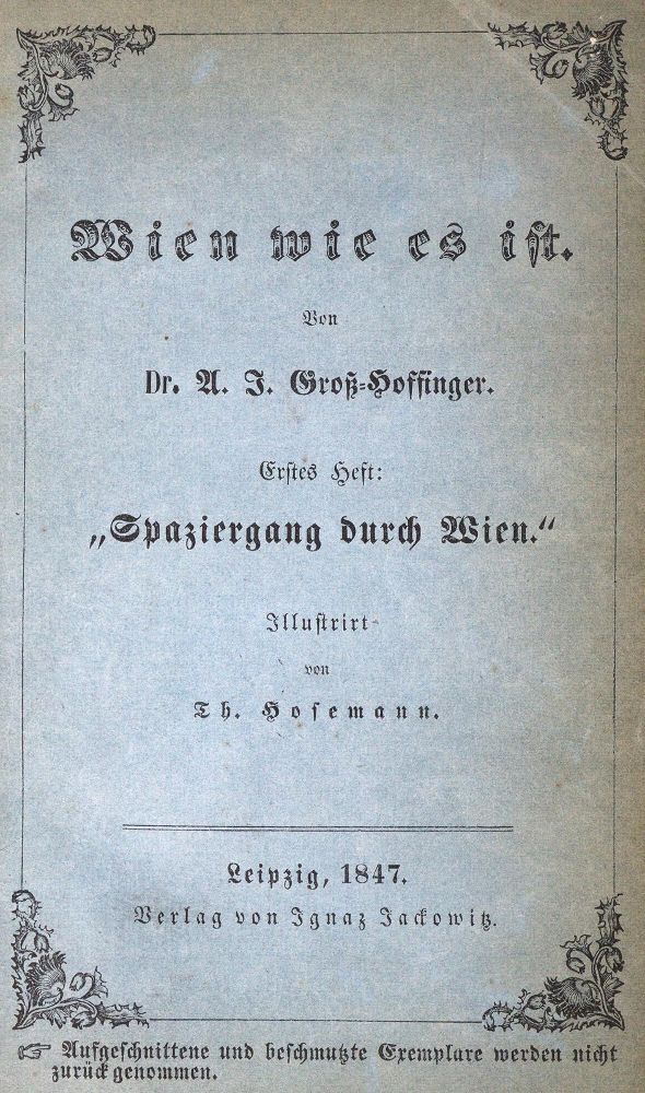 Große Abbildung Nr.1: 126-1923 Gross-Hoffinger,A.J.: (Österreich, Wien)