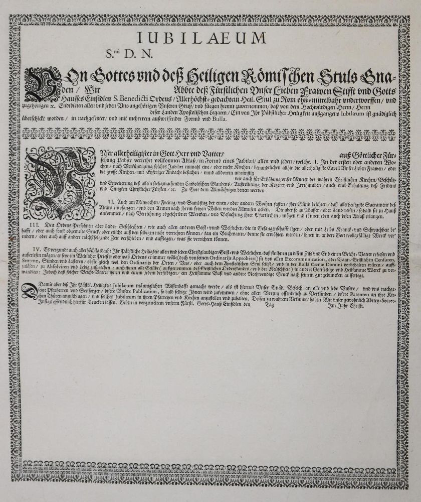 Große Abbildung Nr.1: 126-1938 Einsiedeln.: (Schweiz)