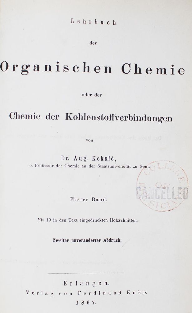 Große Abbildung Nr.1: 126-195 Kekule,A.: (Aus der Sammlung Professor Dr.Dr.Johannes Büttner Teil 1)