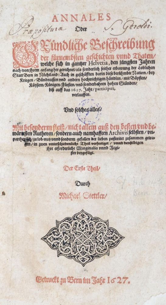 Große Abbildung Nr.1: 126-1958 Stettler,M.: (Schweiz)