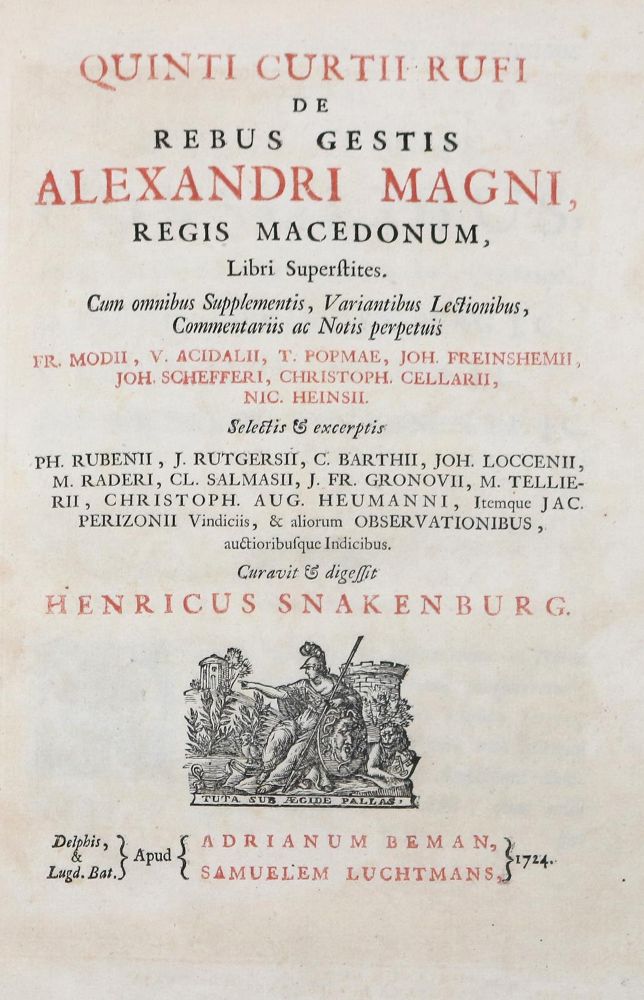 Große Abbildung Nr.1: 126-1996 Curtius Rufus,Q.: (Verschiedene Länder - Geschichte)