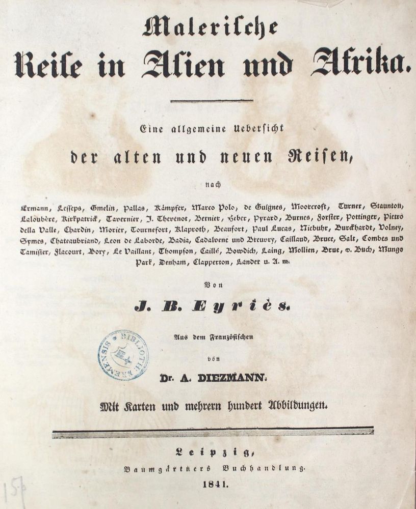 Große Abbildung Nr.1: 126-2000 Eyries,J.B.: (Verschiedene Länder - Geschichte)