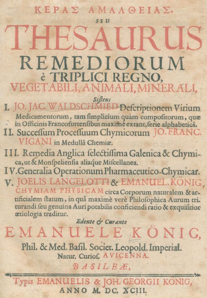 Große Abbildung Nr.1: 126-201 König,E.(Hrsg.).: (Aus der Sammlung Professor Dr.Dr.Johannes Büttner Teil 1)