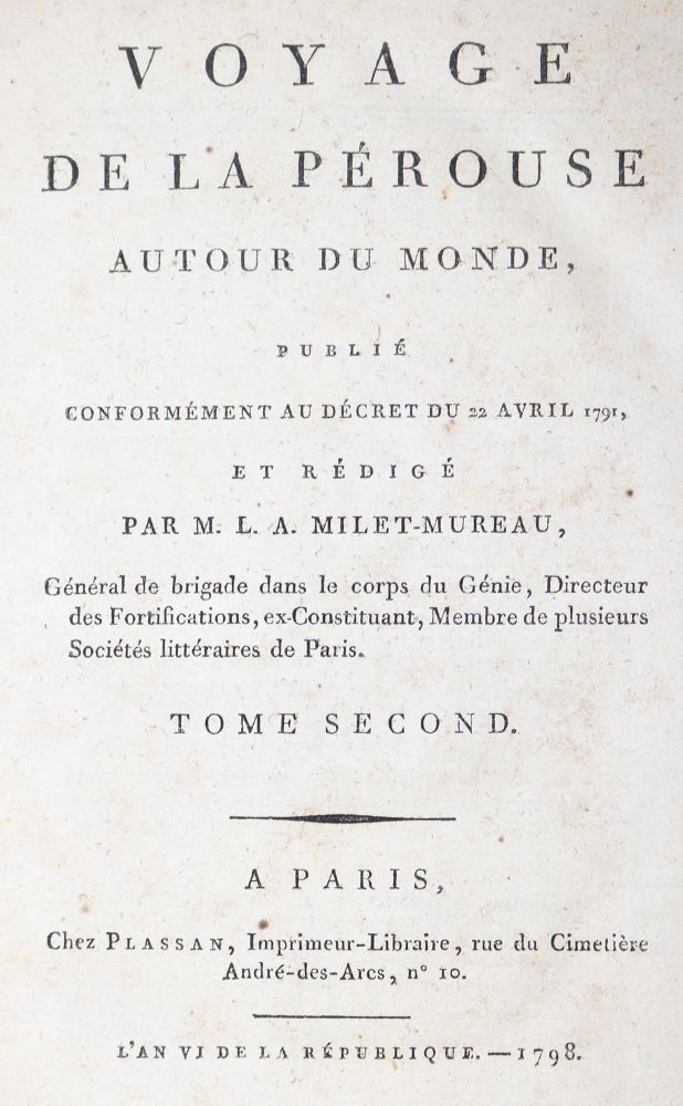 Große Abbildung Nr.1: 126-2012 La Perouse,J.F. de Galaup de.: (Verschiedene Länder - Geschichte)