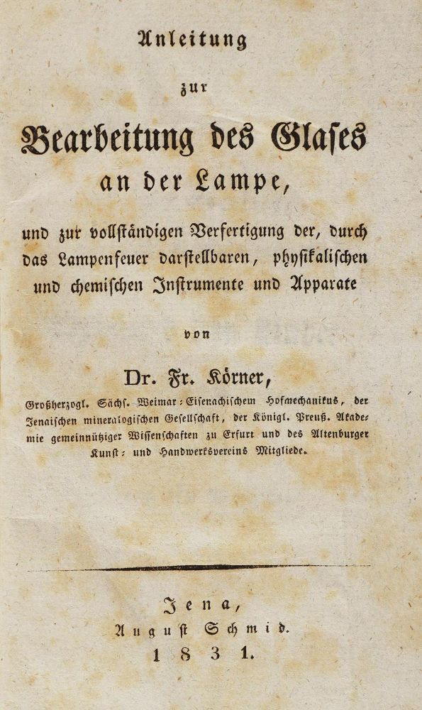 Große Abbildung Nr.1: 126-202 Körner,F.: (Aus der Sammlung Professor Dr.Dr.Johannes Büttner Teil 1)