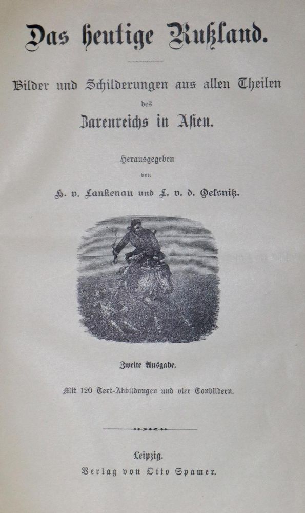 Große Abbildung Nr.1: 126-2035 Lankenau,H.v. u. L.v.d.Oelsnitz (Hrsg.).: (Verschiedene Länder - Geschichte, Russland)