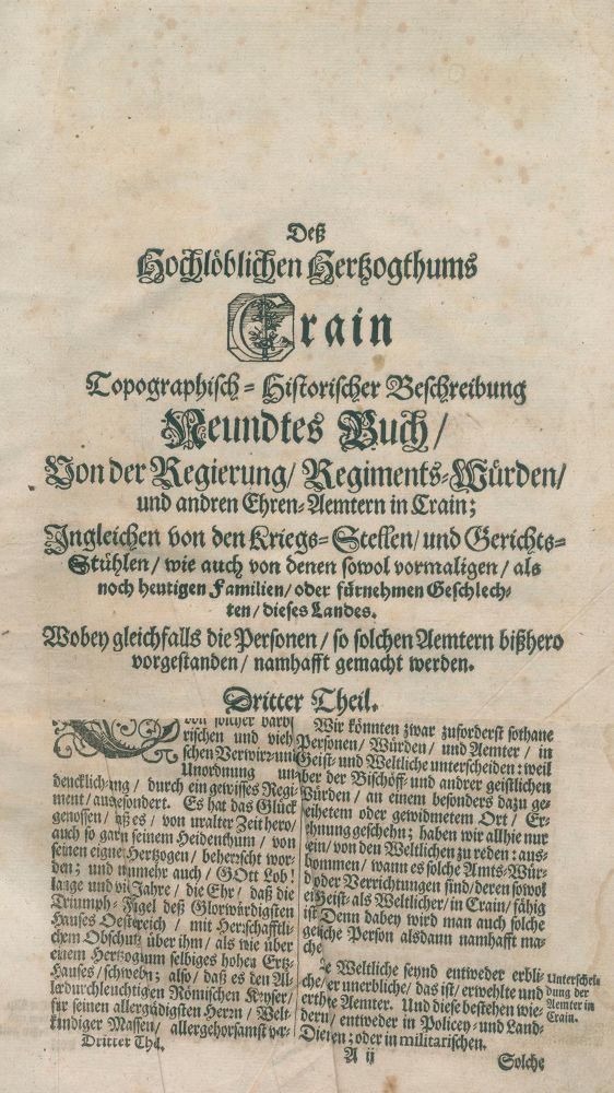 Große Abbildung Nr.2: 126-2042 (Valvasor,J.W.: (Verschiedene Länder - Geschichte, Slowenien)