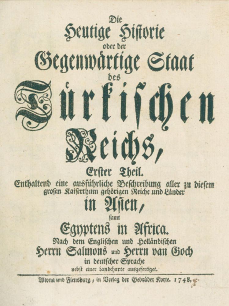 Große Abbildung Nr.1: 126-2057 Salmon,T. & M.van Goch.: (Verschiedene Länder - Geschichte, Türkei)