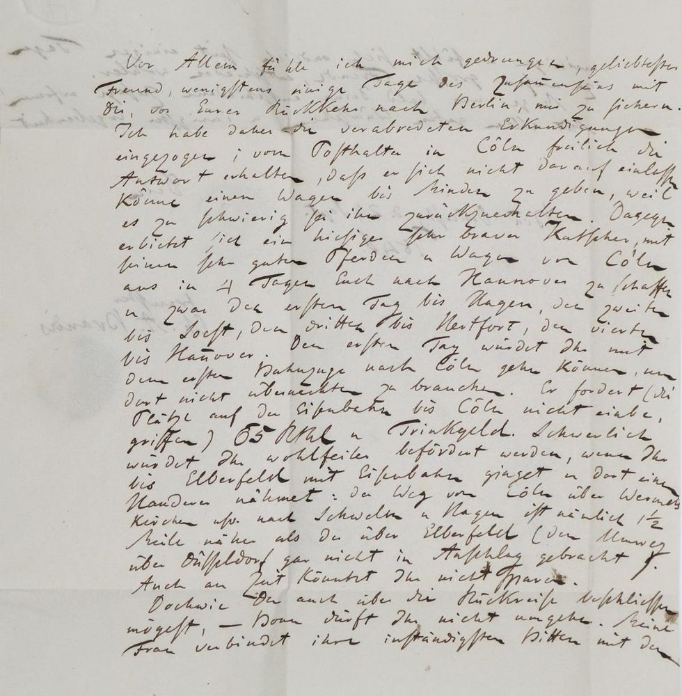 Große Abbildung Nr.1: 126-2066 Brandis, Christian August,: (Autographen)