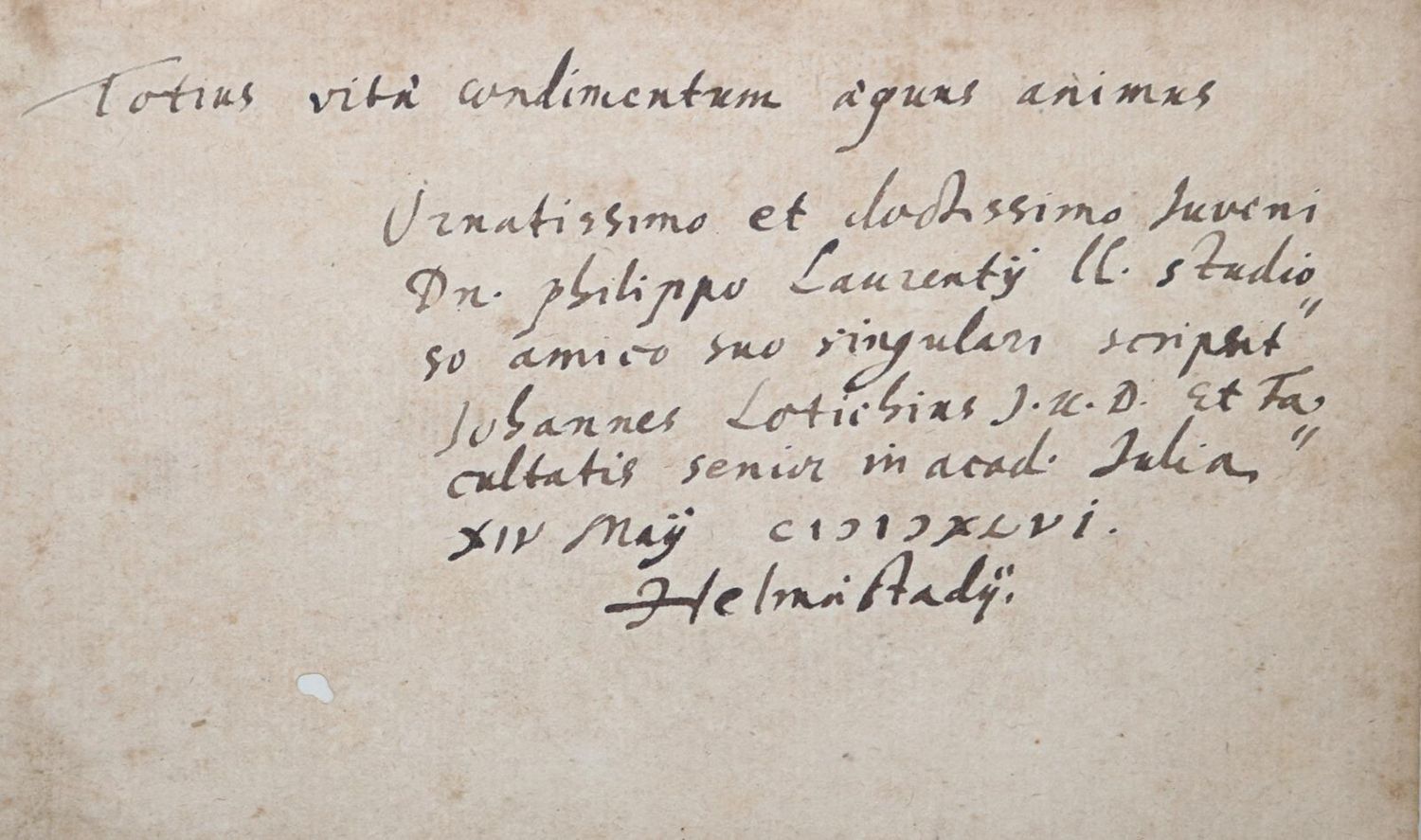Große Abbildung Nr.1: 126-2067 Cellarius, Jacob,: (Autographen)