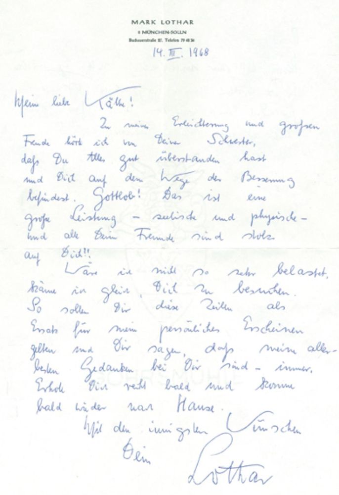 Große Abbildung Nr.1: 126-2080 Lothar, Mark,: (Autographen)
