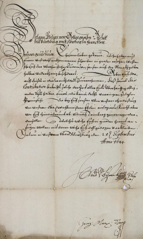 Große Abbildung Nr.1: 126-2089 Johann Philipp von Schönborn,: (Militaria, 30jähriger Krieg)