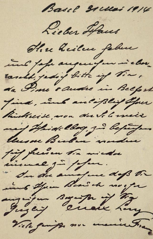 Große Abbildung Nr.1: 126-2109 Sammlung: (Autographen)