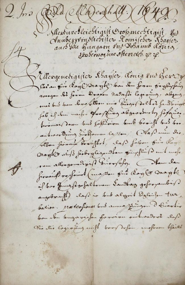 Große Abbildung Nr.1: 126-2112 Starhemberg, Heinrich Wilhelm: (Autographen)
