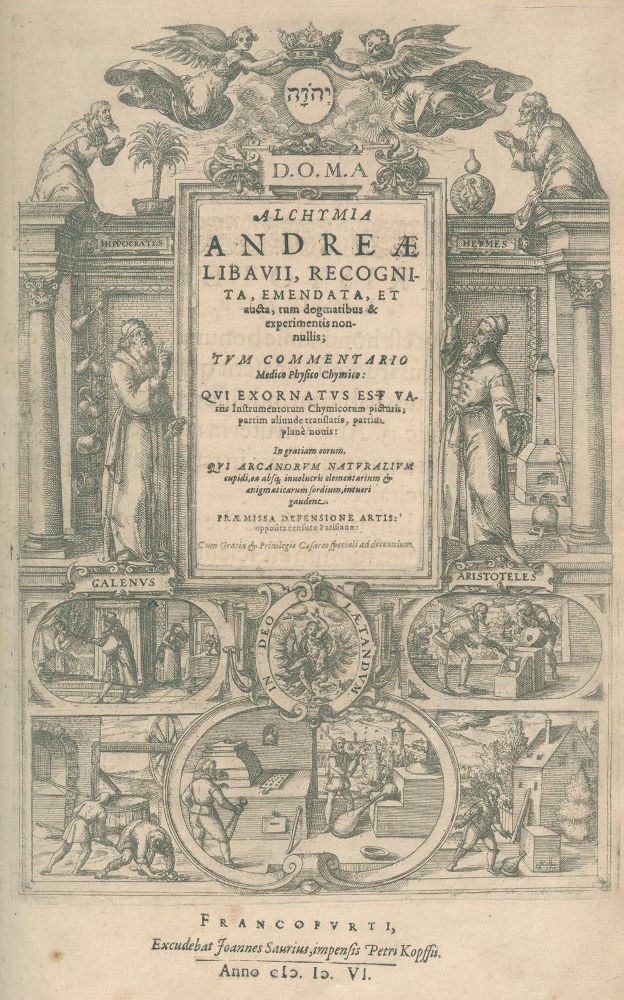 Große Abbildung Nr.1: 126-216 Libavius,A.: (Aus der Sammlung Professor Dr.Dr.Johannes Büttner Teil 1)