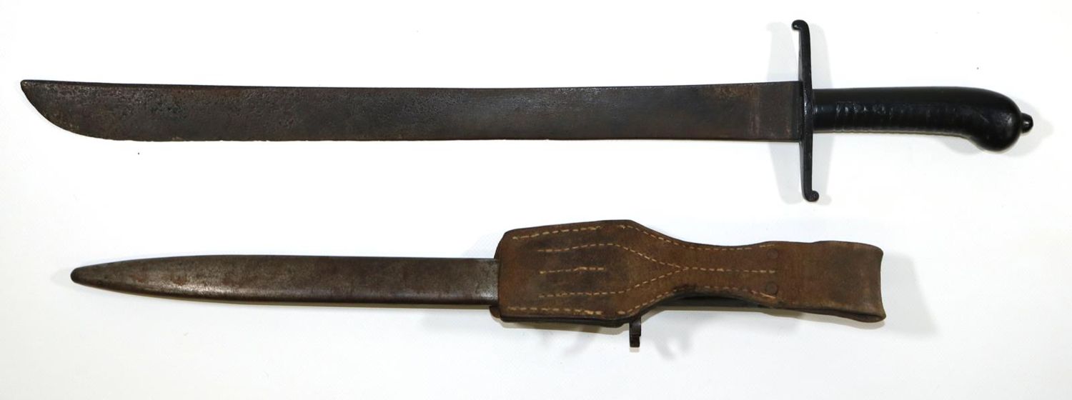 Große Abbildung Nr.2: 126-2174 Seitengewehr u. Machete: (Varia)