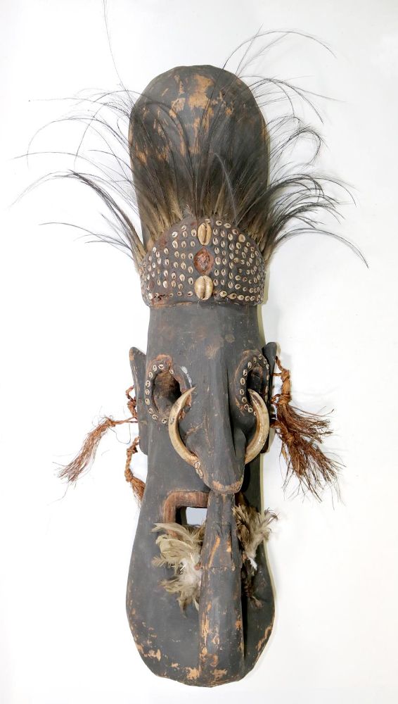 Große Abbildung Nr.1: 126-2188 Mwai Maske Papua: (Varia, Südsee)