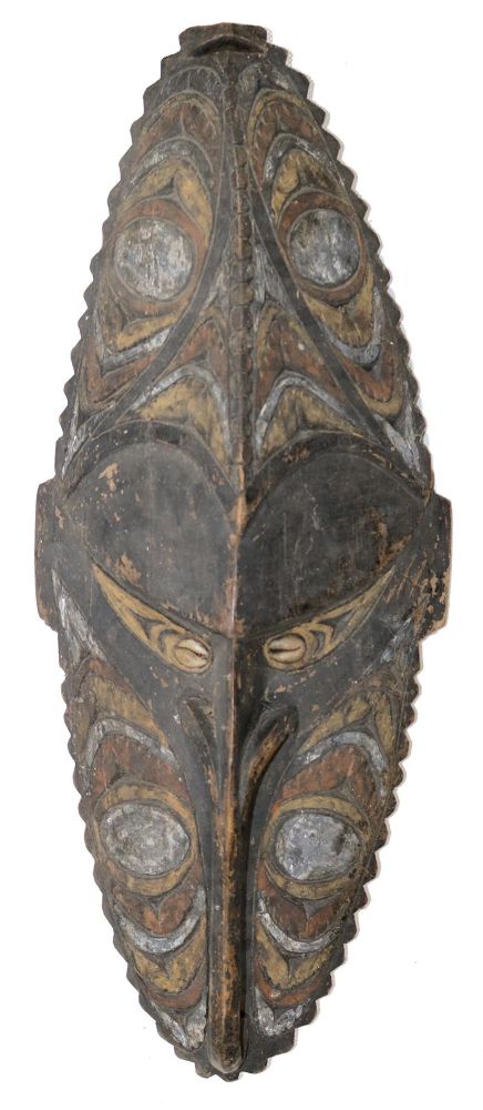 Große Abbildung Nr.1: 126-2191 Papua Schnabelmaske,: (Varia, Südsee)