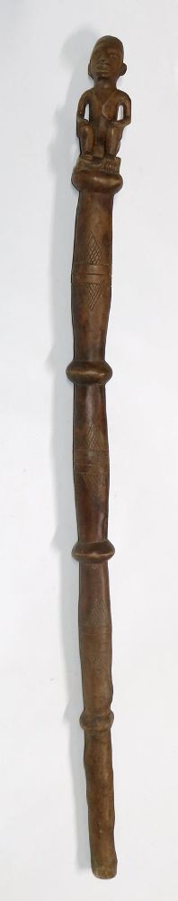 Große Abbildung Nr.1: 126-2204 D.R.Kongo Zeremonialstab: (Afrika)