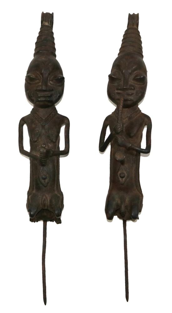 Große Abbildung Nr.1: 126-2207 Benin Paar Ahnenfiguren: (Afrika, Figuren)