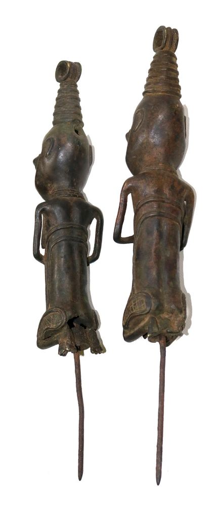 Große Abbildung Nr.2: 126-2207 Benin Paar Ahnenfiguren: (Afrika, Figuren)