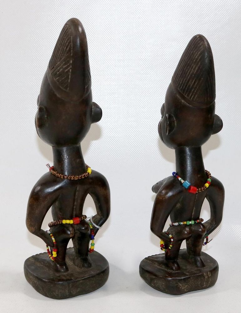 Große Abbildung Nr.3: 126-2212 Yoruba Nigeria Ahnenpaar: (Afrika, Figuren)