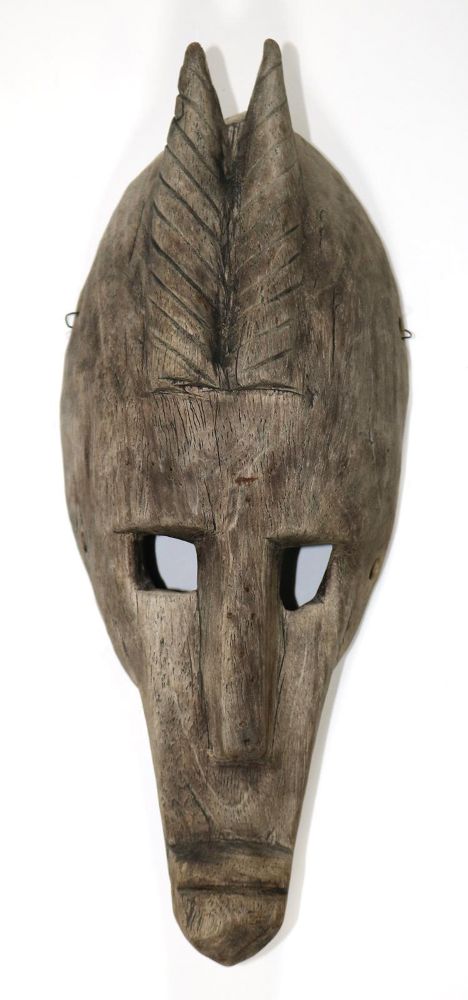 Große Abbildung Nr.1: 126-2216 Alte Antilopenmaske: (Afrika, Masken)