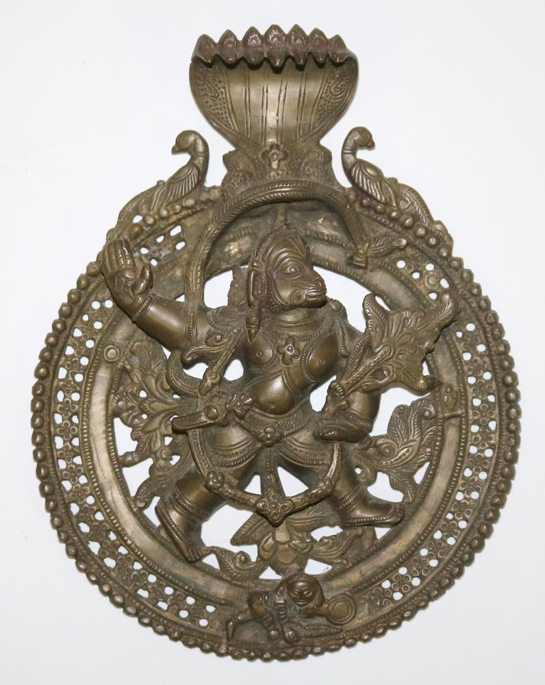 Große Abbildung Nr.1: 126-2258 Hanuman Wandplatte: (Asiatika)