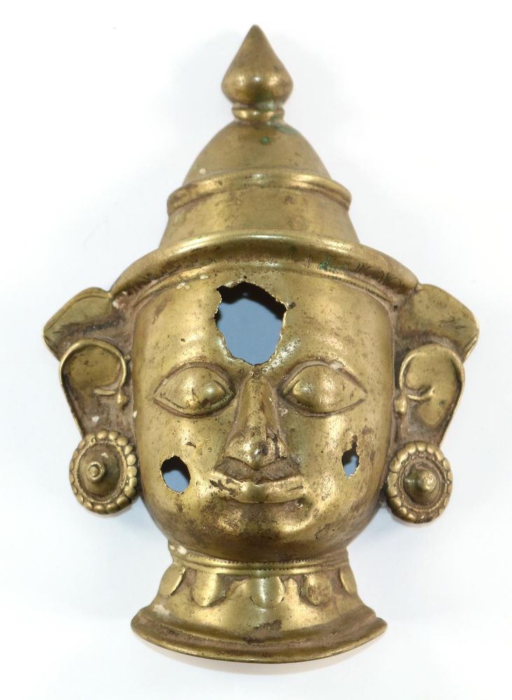 Große Abbildung Nr.1: 126-2260 Indischer Shivakopf: (Asiatika, Indien)