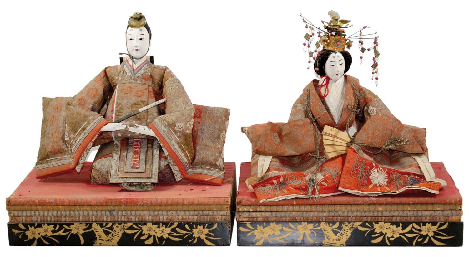 Große Abbildung Nr.1: 126-2271 Kaiserpaar Hina Matsuri.: (Asiatika)