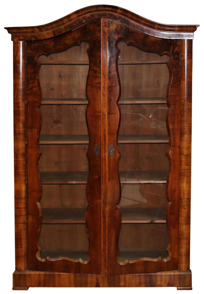 Große Abbildung Nr.1: 126-2299 Biedermeier Vitrine: (Möbel)
