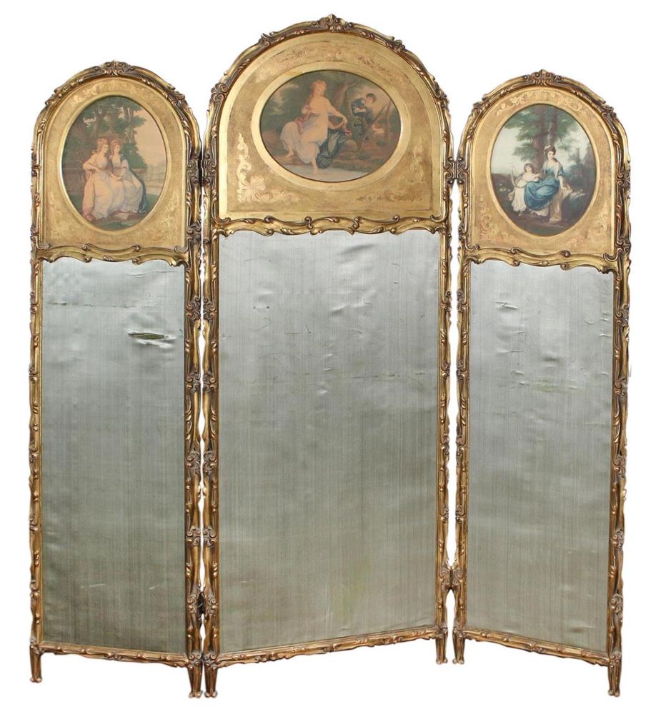 Große Abbildung Nr.1: 126-2307 Paravent Frankreich: (Möbel)