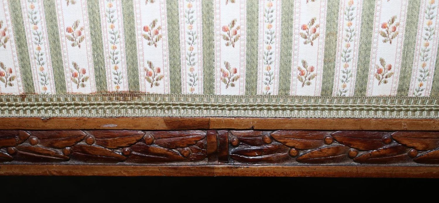 Große Abbildung Nr.5: 126-2310 Sofa im Louis Seize.: (Möbel)