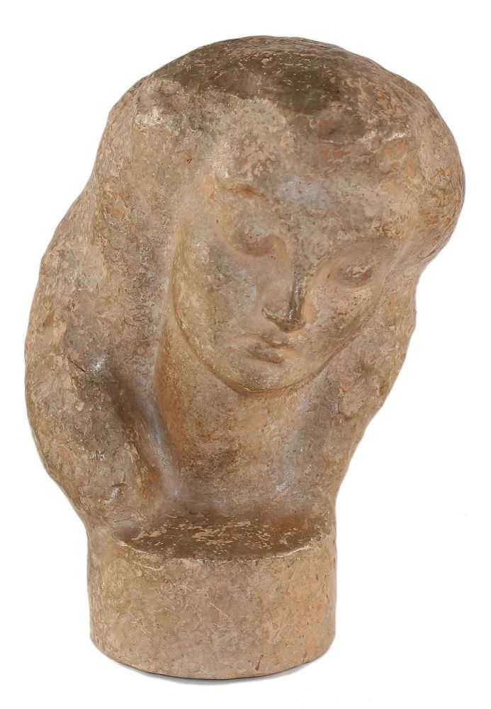 Große Abbildung Nr.1: 126-2344 Frauenkopf.: (Porzellan u. Keramik)