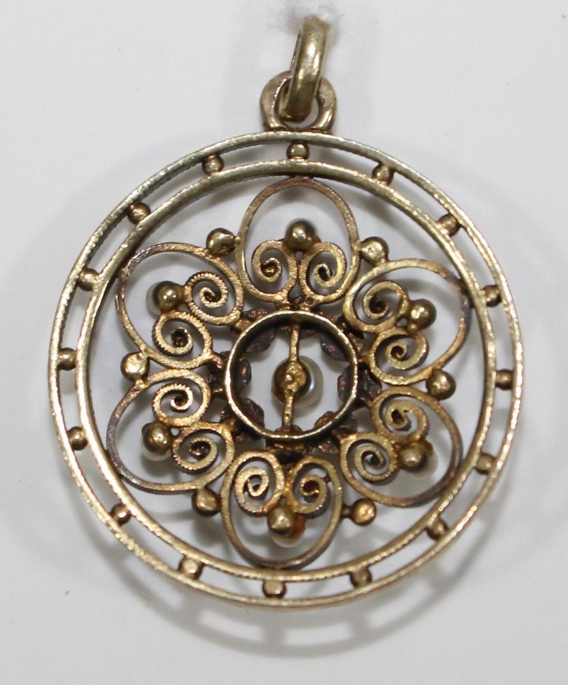 Große Abbildung Nr.2: 126-2353 Anhänger um 1890.: (Schmuck, Anhänger)