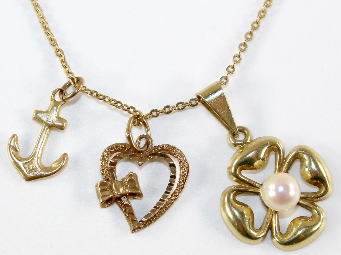 Große Abbildung Nr.1: 126-2355 Collier mit Anker,: (Schmuck, Anhänger)