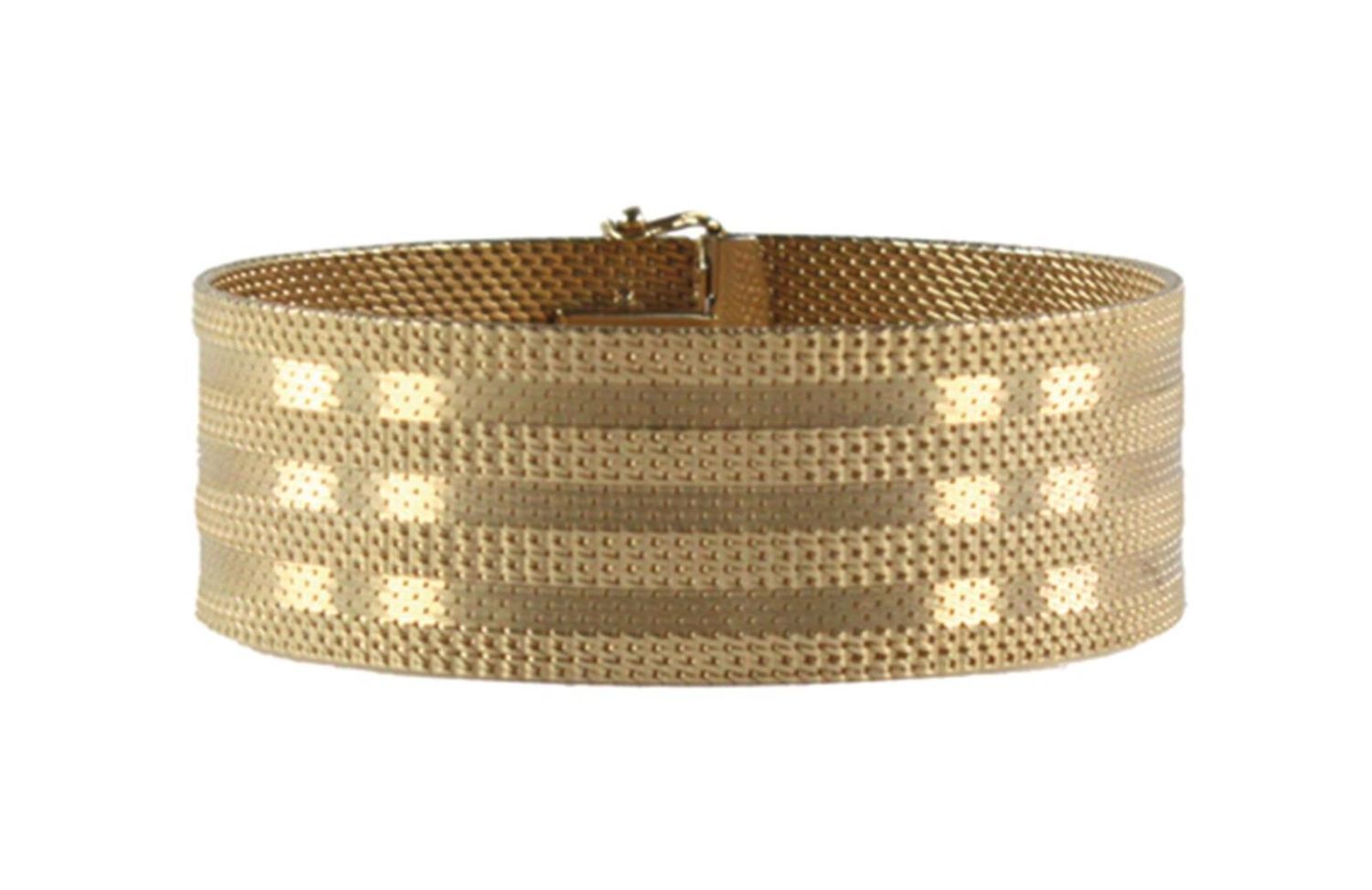Große Abbildung Nr.1: 126-2363 Flachpanzerband 585 GG: (Schmuck, Armbänder)