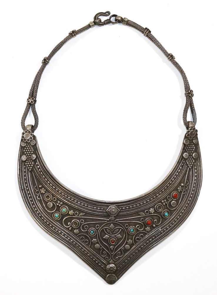 Große Abbildung Nr.1: 126-2393 Rajastan Pektoral.: (Schmuck, Collier)