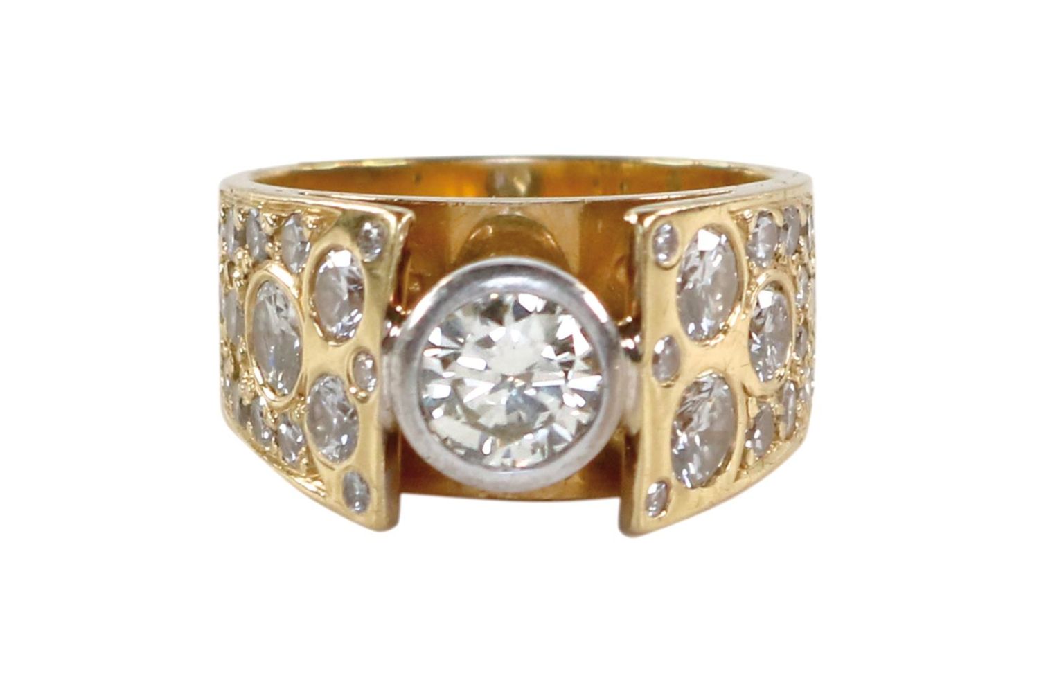 Große Abbildung Nr.1: 126-2396 Diamantring.: (Schmuck)