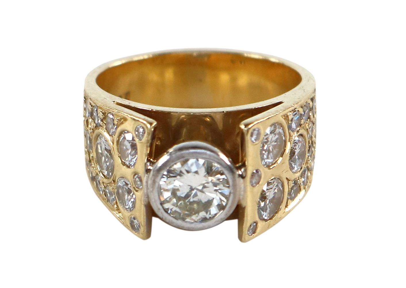 Große Abbildung Nr.3: 126-2396 Diamantring.: (Schmuck)