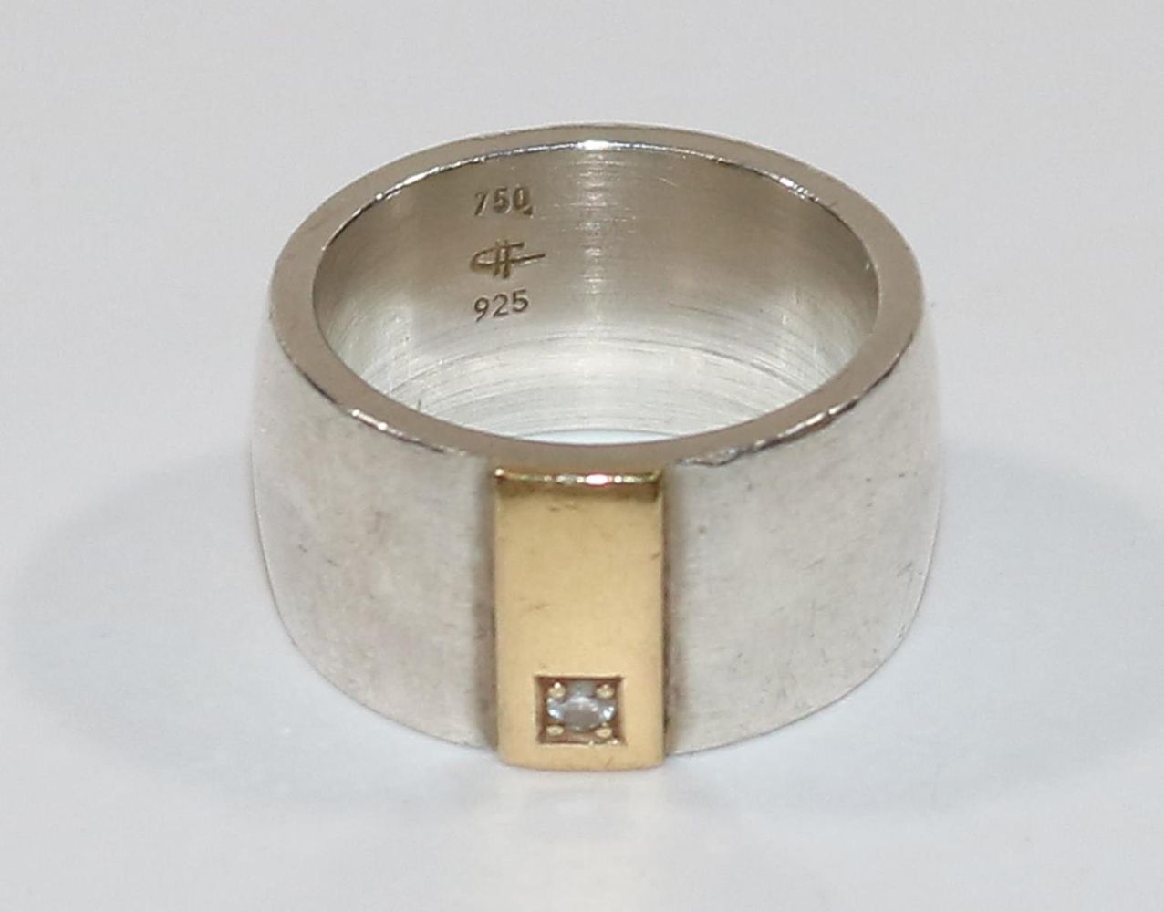 Große Abbildung Nr.2: 126-2438 Damenring Designring: (Schmuck, Ringe)