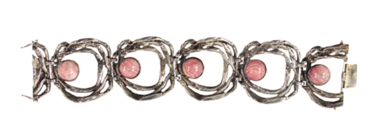 Große Abbildung Nr.1: 126-2448 Armband mit Rhodochrosit: (Schmuck, Theodor Fahrner)
