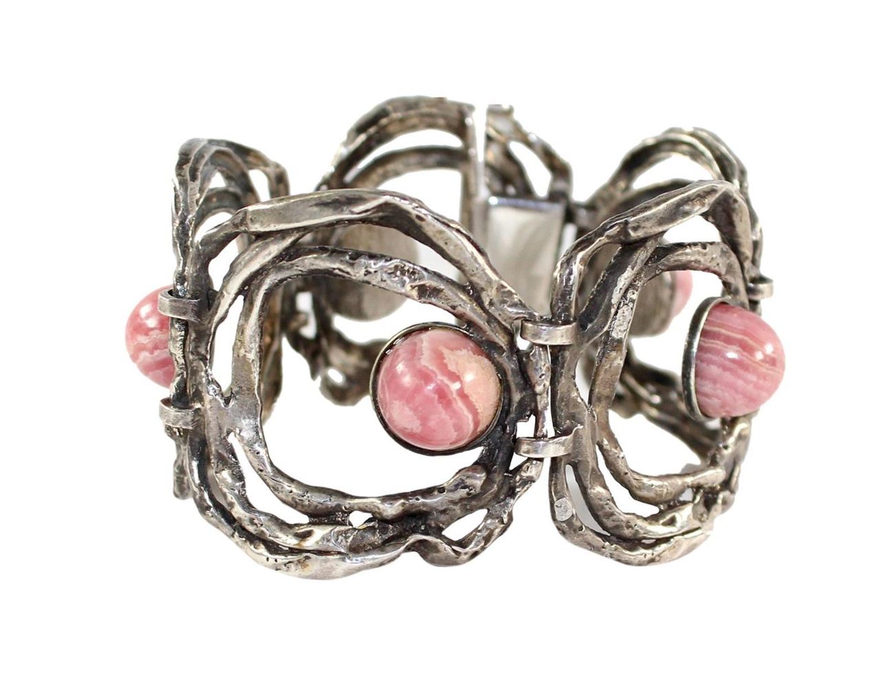 Große Abbildung Nr.2: 126-2448 Armband mit Rhodochrosit: (Schmuck, Theodor Fahrner)