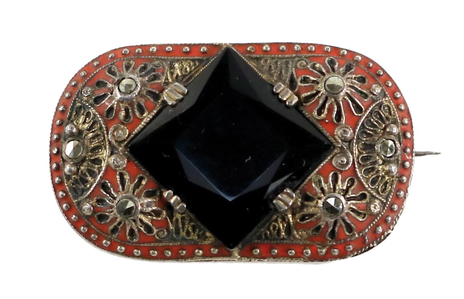 Große Abbildung Nr.1: 126-2458 Brosche um 1927: (Schmuck, Theodor Fahrner)